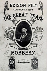 Plakat von "Der große Eisenbahnraub"